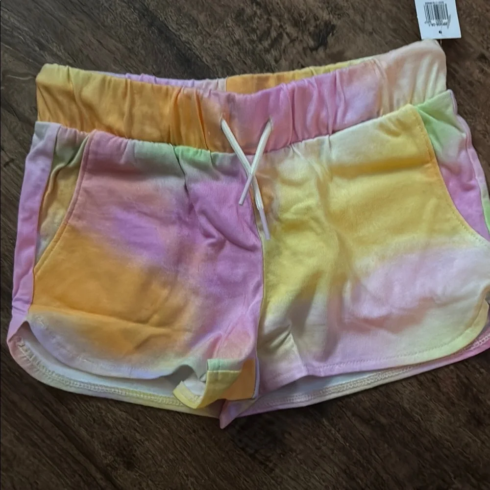 Colorful Tie-Dye Girl’s Shorts